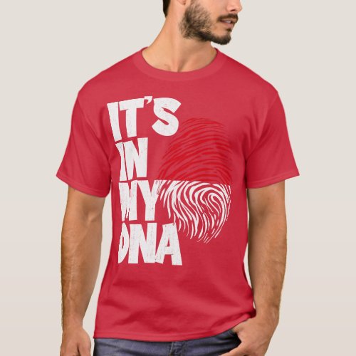 ITS IN MY DNA Indonesia Flag Men Women Kids 1 T_Shirt