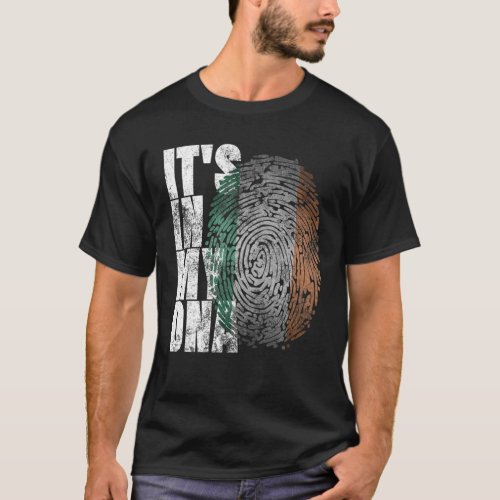 Its In My DNA Irish Retro Vintage Celtic Gifts Ire T_Shirt