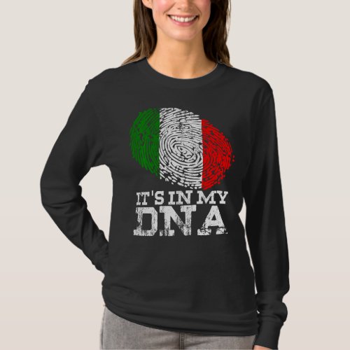 Its In My DNA Italian Family Gifts Cool Vintage I T_Shirt