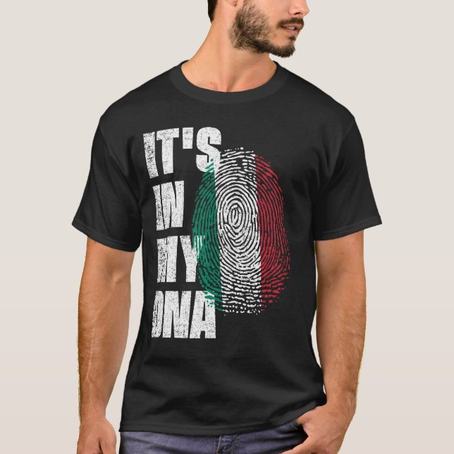 IT'S IN MY DNA Italy Flag T-Shirt (Front)