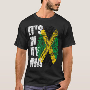 IT'S IN MY DNA Jamaica Flag Boy Girl Gift T-Shirt