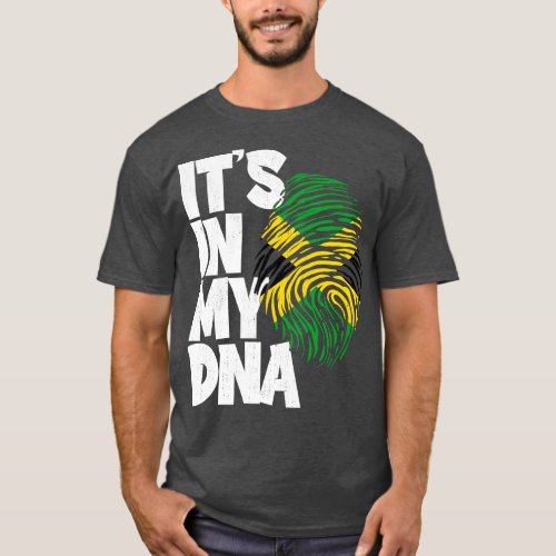ITS IN MY DNA Jamaica Flag Men Women Kids 1 T_Shirt