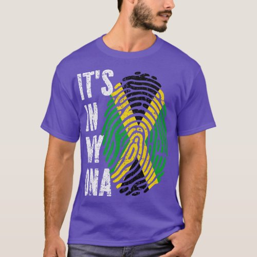 ITS IN MY DNA Jamaica Flag Men Women Kids T_Shirt