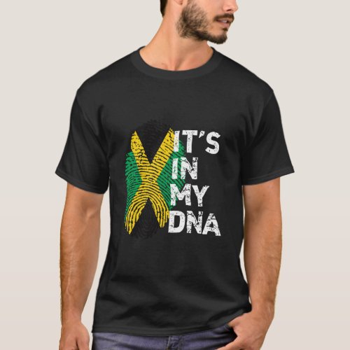 ItS In My Dna Jamaica Flag Pride T_Shirt