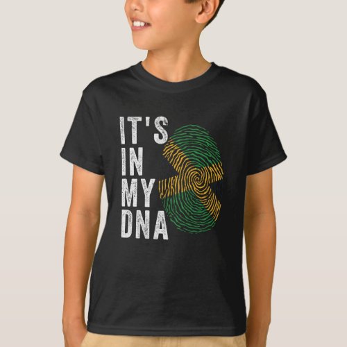 Its In My DNA _ Jamaica Flag T_Shirt