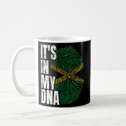 ItS In My Dna Jamaican Flag Jamaica Coffee Mug
