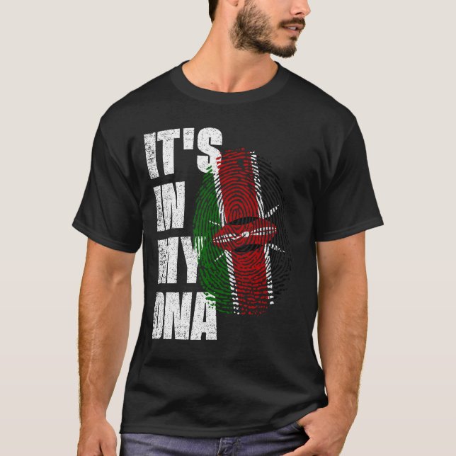 IT'S IN MY DNA Kenya Flag T-Shirt (Front)