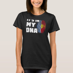 It's In My DNA Kiribati Flag Fingerprint Men Women T-Shirt