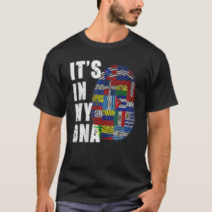 It's In My Dna Latino Pride Hispanic Heritage Mont T-Shirt