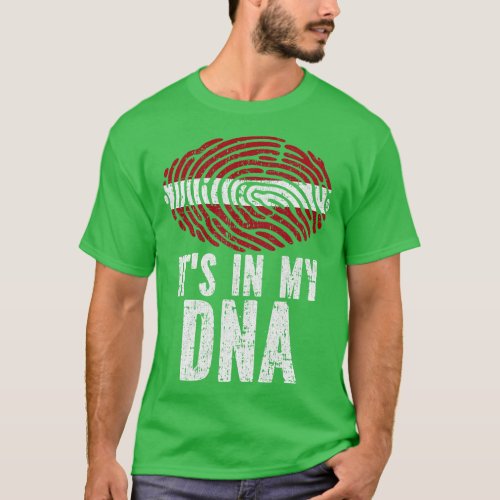 ITS IN MY DNA latvia Flag T_Shirt