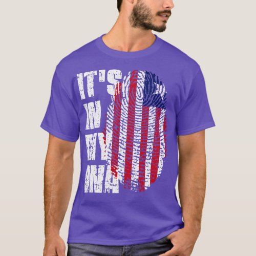 ITS IN MY DNA Liberia Flag Boy Girl Gift T_Shirt