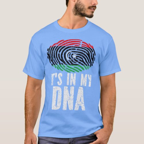 ITS IN MY DNA Libya Flag T_Shirt