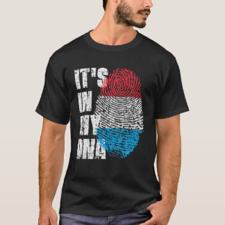 IT's IN MY DNA Luxembourg Flag Luxembourgish T-Shirt