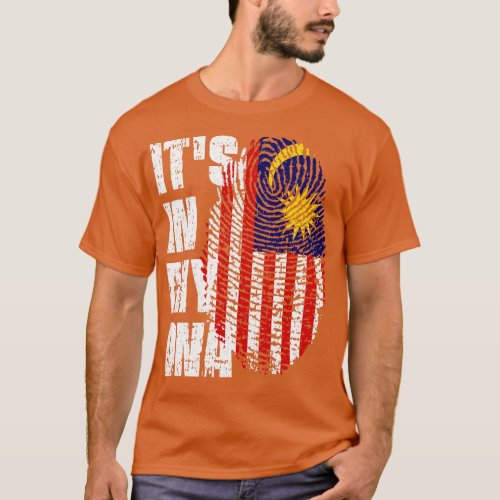 ITS IN MY DNA Malaysia Flag Boy Girl Gift T_Shirt