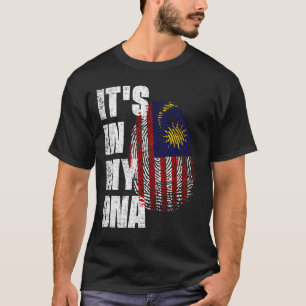 IT'S IN MY DNA Malaysia Flag T-Shirt