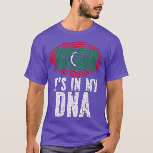 ITS IN MY DNA Maldives Flag T_Shirt