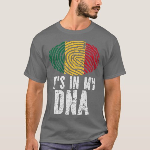 ITS IN MY DNA Mali Flag T_Shirt