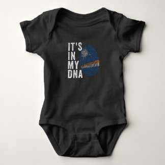It's In My DNA - Marshall Islands Flag Baby Bodysuit