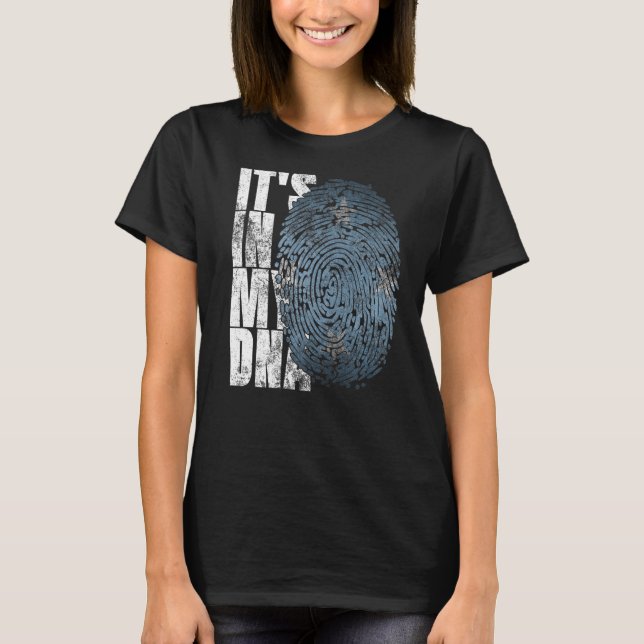 It's In My Dna Micronesia Graphic For Men Micrones T-Shirt (Front)
