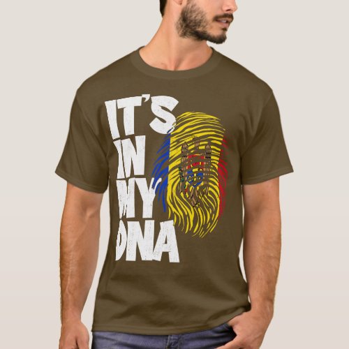 ITS IN MY DNA Moldova Flag Men Women Kids 1 T_Shirt
