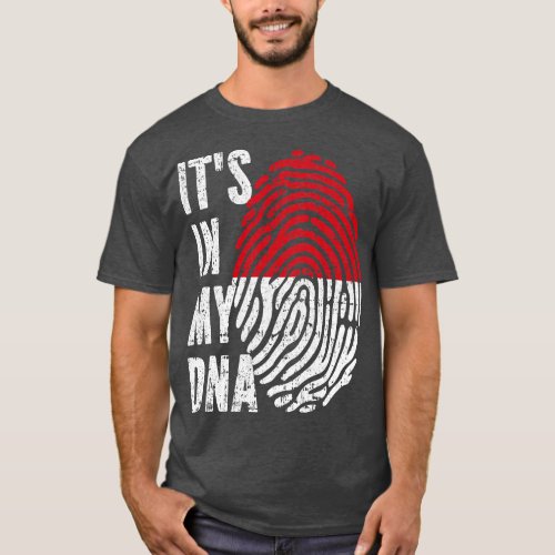 ITS IN MY DNA Monaco Flag Men Women Kids T_Shirt