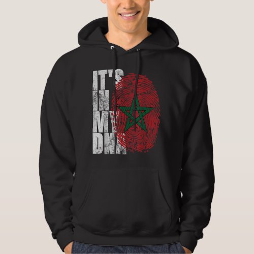 Its In My DNA Moroccan African Gifts Moorish Moro Hoodie