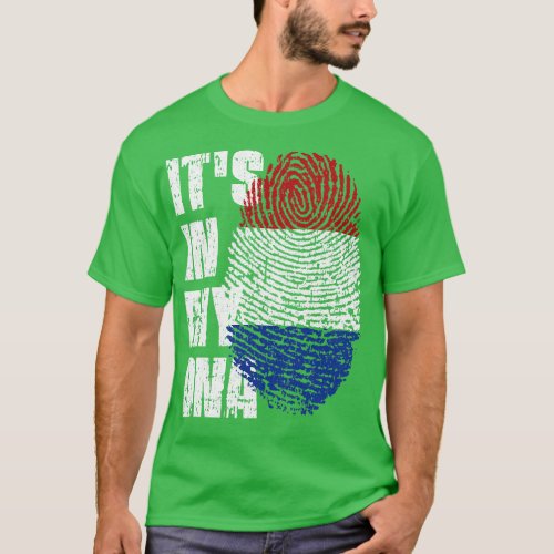 ITS IN MY DNA Netherlands Flag Boy Girl Gift T_Shirt