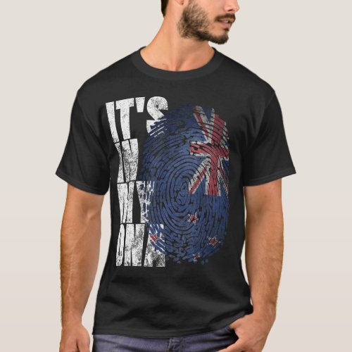 Its In My DNA New Zealand Maori Kiwi Gifts Haka T_Shirt