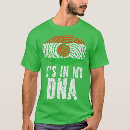 ITS IN MY DNA Niger Flag T_Shirt