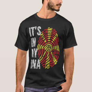 IT'S IN MY DNA North Macedonia Flag Men Women Kids T-Shirt