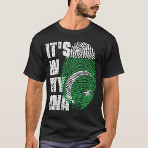 IT'S IN MY DNA Pakistan Flag Boy Girl Gift T-Shirt