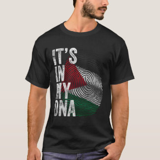 It'S In My Dna Palestine Flag Palestinian T-Shirt
