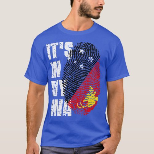 ITS IN MY DNA Papua New Guinea Flag Boy Girl Gift T_Shirt