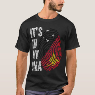 IT'S IN MY DNA Papua New Guinea Flag Men Women Kid T-Shirt