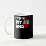 It&#39;s In My DNA Peru Flag Fingerprint Men Women  Coffee Mug