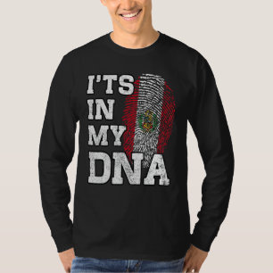 It's In My DNA Peruvian Fingerprint Proud Peru Fla T-Shirt