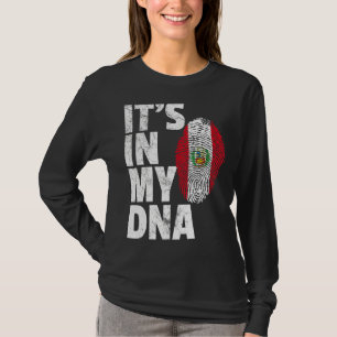 It's In My Dna Peruvian Peru Flag Souvenir T-Shirt