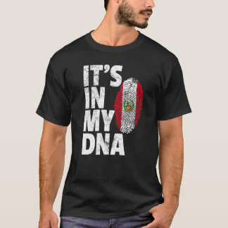 It's In My Dna Peruvian Peru Flag Souvenir T-Shirt