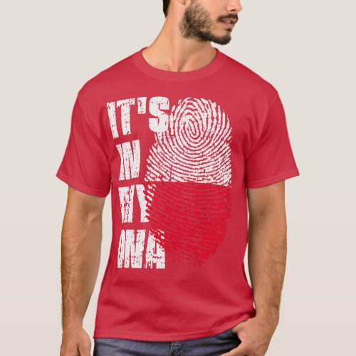 ITS IN MY DNA poland Flag Boy Girl Gift T_Shirt