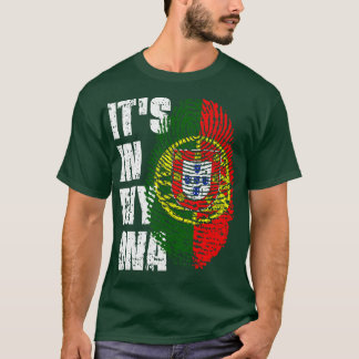 ITS IN MY DNA Portugal Flag Boy Girl Gift T-Shirt