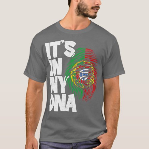 ITS IN MY DNA Portugal Flag Men Women Kids 1 T_Shirt