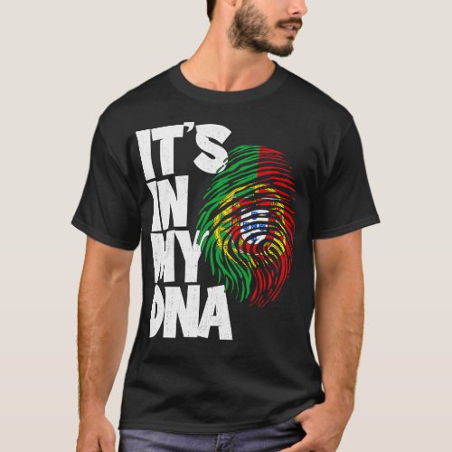 ITS IN MY DNA Portugal Flag Men Women Kids 1 T_Shirt