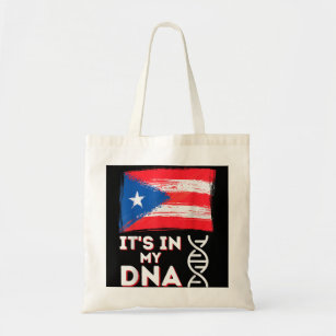 It's in my DNA - Puerto Rico Flag Puerto Rican Bor Tote Bag