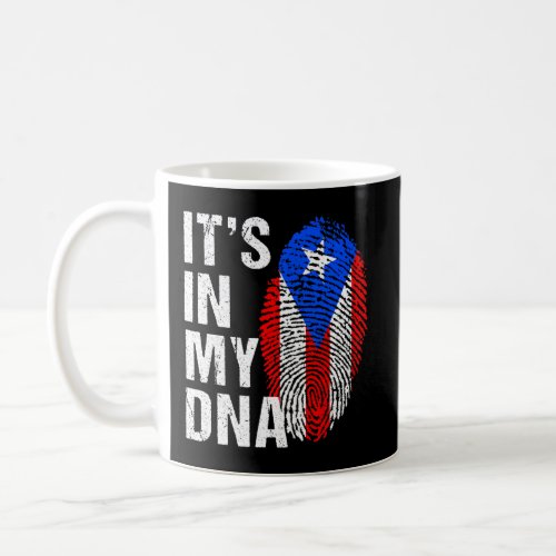 Its in My DNA Puerto rico flag puerto rican pride Coffee Mug