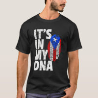 It's In My Dna Puerto Rico Rican Flag Men Women K