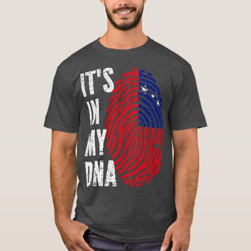 ITS IN MY DNA Samoa Flag Men Women Kids T_Shirt