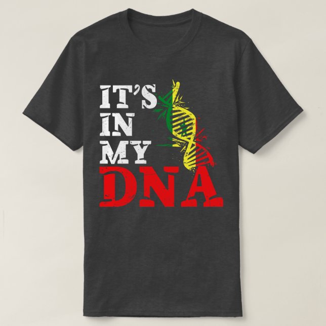 Its in my DNA Senegal T-Shirt (Design Front)