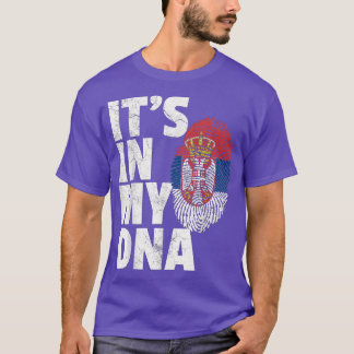 ITS IN MY DNA Serbia Serbian Flag Christmas Gift C T-Shirt