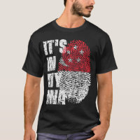 IT'S IN MY DNA Singapore Flag Boy Girl Gift