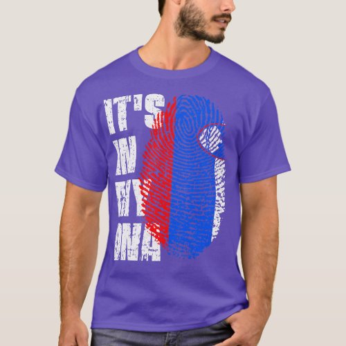 ITS IN MY DNA Slovenia Flag Boy Girl Gift T_Shirt